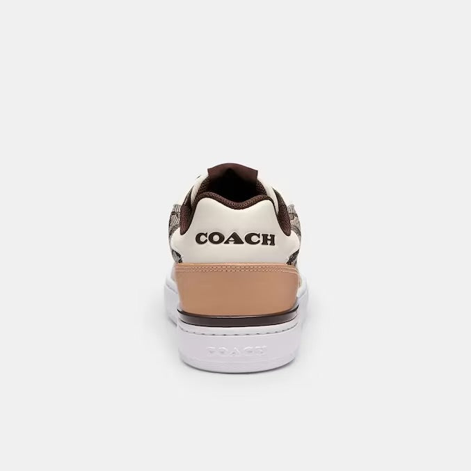 Coach Clip Low Court Brown