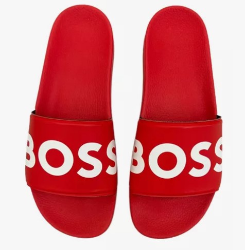 Hugo Boss Slide Bright Red