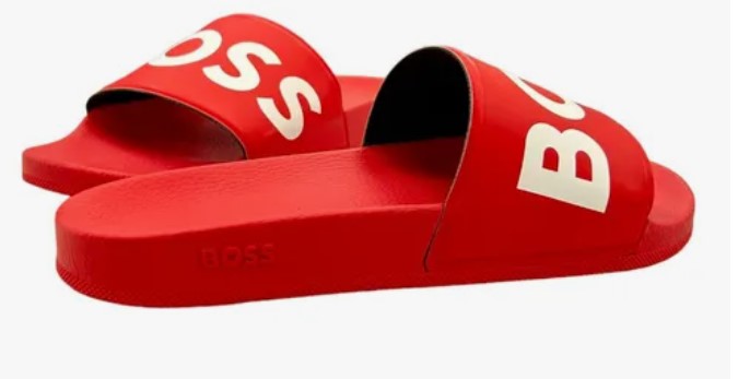 Hugo Boss Slide Bright Red