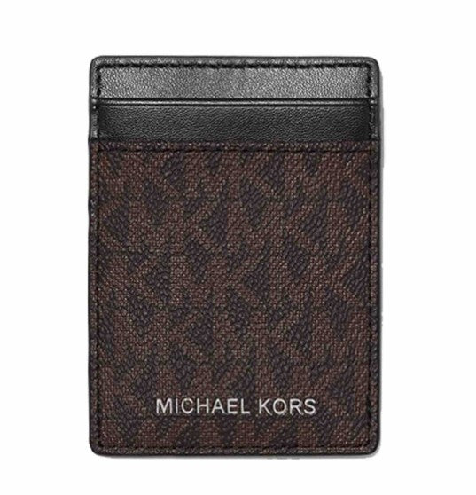 Tarjetero Clip Michael Kors Café