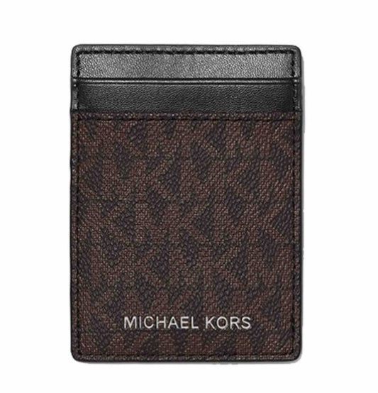 Tarjetero Clip Michael Kors Café