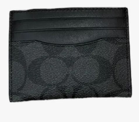 Tarjetero Coach Negro