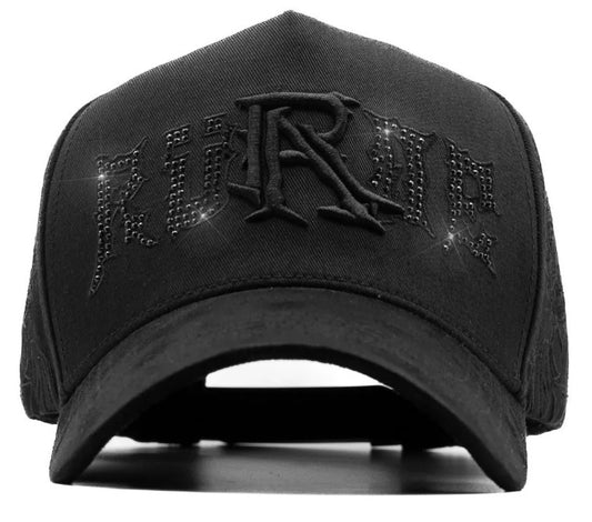 Rude Awakenings Hats "JESUS CHRIST" Crystal Black