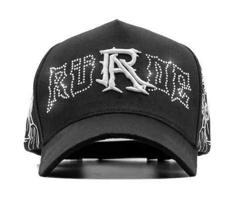 Rude Awakenings Hats "JESUS CHRIST" Crystal White