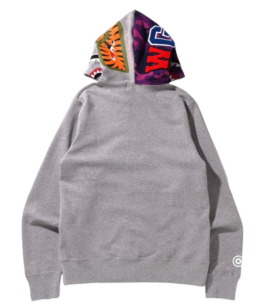Hoddie Bape Gris/Morado