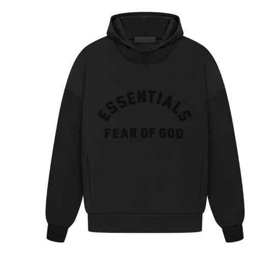 Essentials Hoddie Jet Black