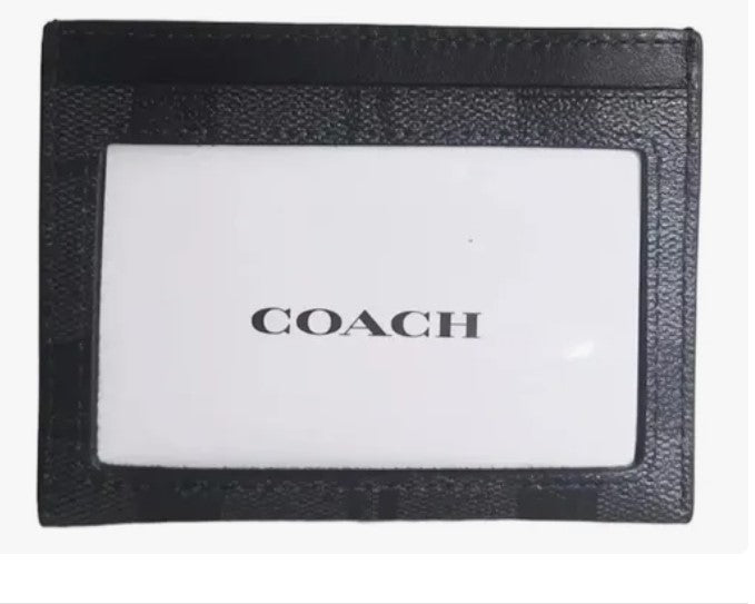 Tarjetero Coach Negro