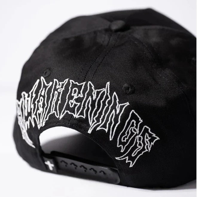 Rude Awakenings Hats "JESUS CHRIST" Crystal White
